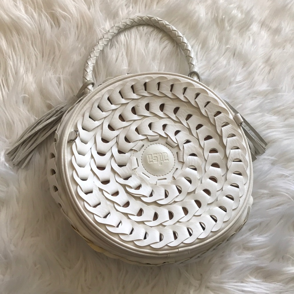 ⭐️ Vintage ESPE White Round Bag